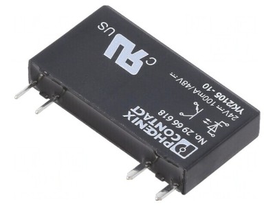 Releu Semiconductor 24VDC 100mA 3-48VDC THT foto