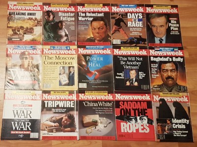 Set 20 reviste Newsweek anii 1990-1991 foto