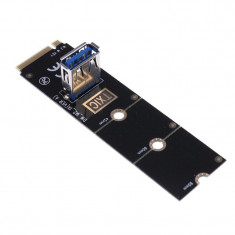 NGFF M.2 to USB3.0 Adaptor Graphic Card M.2 NGFF to PCI-E X16 Mining Riser foto