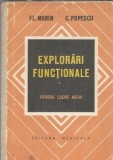 Explorari Functionale Clinice pentru Cadre Medii - Fl. Marin | Carte Medicala Editura Medicala 1973