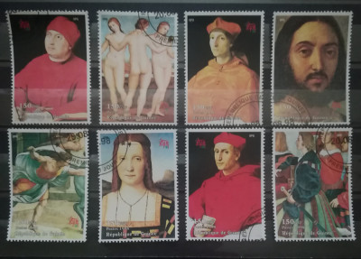 BC620, Guineea 1998, 8 timbre picturi foto