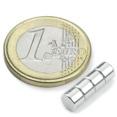 Magnet neodim disc &amp;Oslash;5&amp;amp;#215;3 mm, putere 700 g, N42 foto