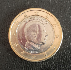 1 euro 2016, Monaco, UNC (din fi?ic) foto
