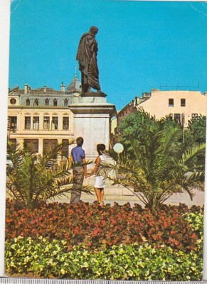 bnk cp Constanta - Statuia lui Ovidiu - circulata - marca fixa foto