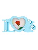 Rama foto bleu cu lumini LOVE 1 poza
