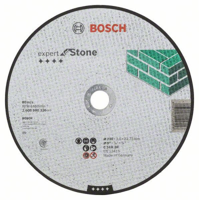 Disc de taiere drept Expert for Stone C 24 R BF, 230mm, 3.0mm Bosch foto