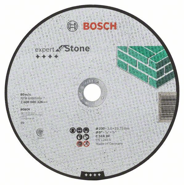 Disc de taiere drept Expert for Stone C 24 R BF, 230mm, 3.0mm Bosch