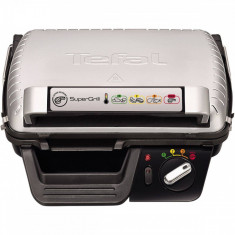 Gratar electric cu timer Tefal GC450B32 4 Nivele 2000W Inox / Negru foto