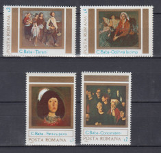 1983 LP 1085 REPRODUCERI DE ARTA CONTEMPORANA CORNELIU BABA SERIE MNH foto