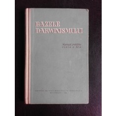 Bazele Darwinismului, manual pentru clasa a XI-a