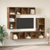 Set comodă TV 4 pcs Lemn vechi 37 x 37 x 142.5 cm Lemn compozit