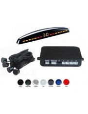 Senzori parcare cu display LED T7 Argintiu