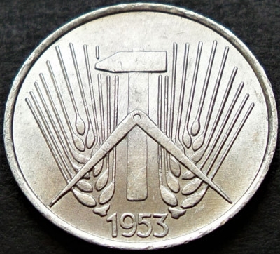 Moneda 1 PFENNIG - GERMANIA / RD GERMANA, anul 1953 *cod 2693 = litera A foto