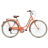 Bicicleta Adriatica Danish Lady, Roti 28inch, Frana V-brake (Portocaliu)