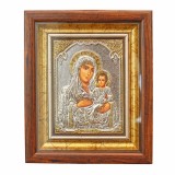 Icoana Maica Domnului cu Pruncul Ierusalim argint