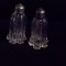 Vechi Set sare /piper sticla -art deco