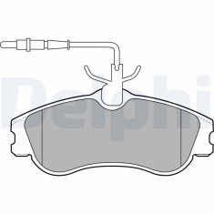 DELPHI LP1607 set placute frana,frana disc
