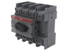 Separator-&icirc;ntrerupător Poli 4 pentru șină DIN 100A OT, ABB