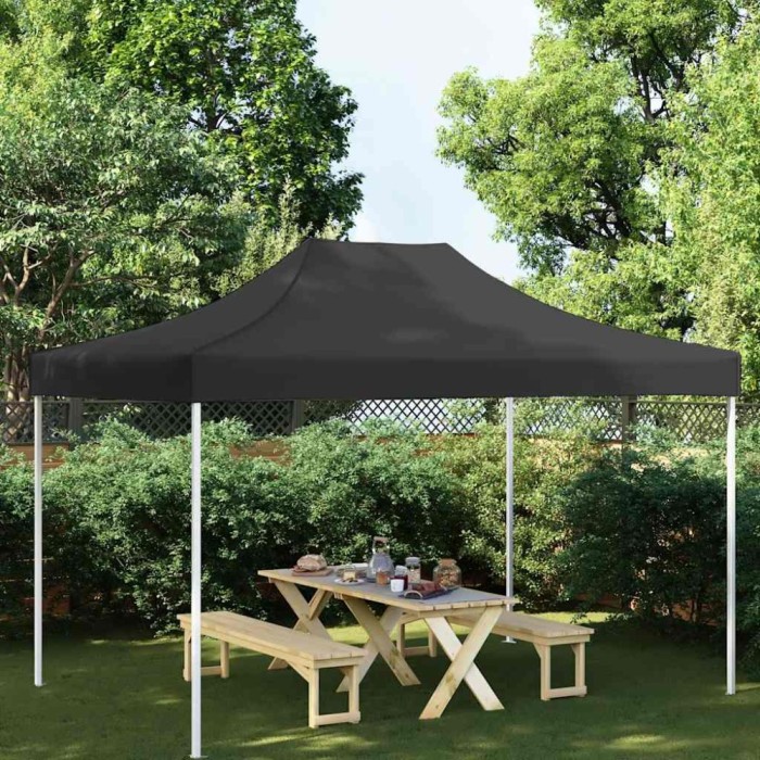 vidaXL Acoperiș pentru cort de petrecere, negru, 4,5 x 3 m, 270 g/m&sup2;