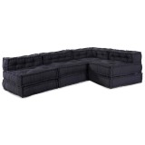 VidaXL Pernă 4 pcs Antracit 70 x 70 x 54 cm Poliester