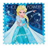 Puzzle tip covoras Frozen, 31.5 x 31.5 cm, 9 piese, imprimeu Elsa, General