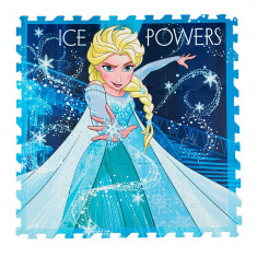 Puzzle tip covoras Frozen, 31.5 x 31.5 cm, 9 piese, imprimeu Elsa