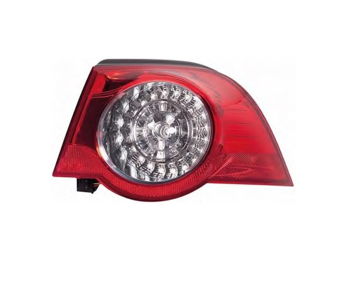 Stop spate, lampa Volkswagen Eos (1f), 05.2006-11.2010, montare spate, dreapta, LED; rosu-alb; exterior, HELLA
