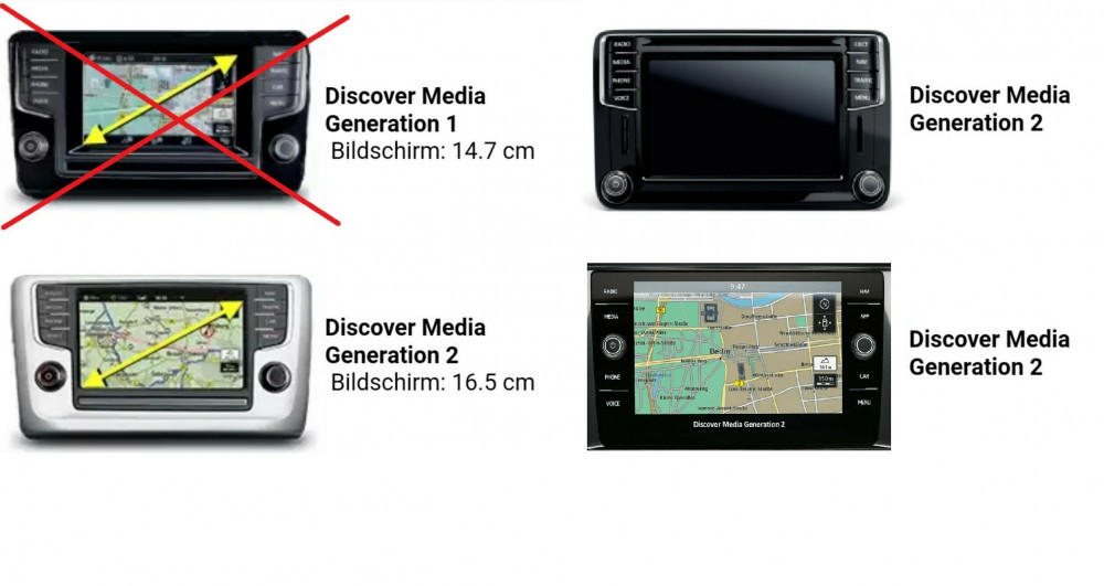 Volkswagen DISCOVER MEDIA 2 v16 2023 SD CARD Harta Navigatie originala |  Okazii.ro