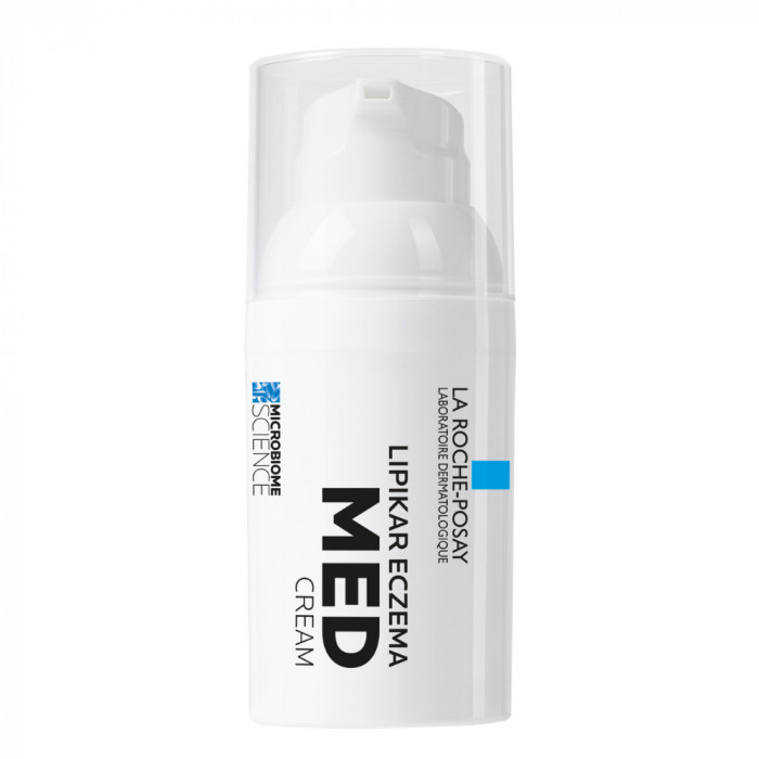 Crema pentru pielea cu eczema Lipikar EczemaMed, La Roche-Posay, 30 ml