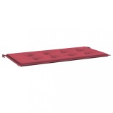 Cumpara ieftin Perna de banca de gradina, rosu, 100x50x4 cm, textil oxford