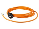 Cablu AS SCHWABE 3G1mm&sup2; CEE 7/7 PUR 3m Portocaliu Cod 70918