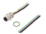 Conector M12 soclu PIN 5 mamă A-DeviceNet/CANopen IP67 LUMBERG AUTOMATION