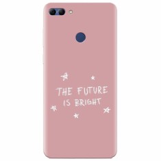Husa silicon pentru Huawei Y9 2018, The Future Is Bright foto