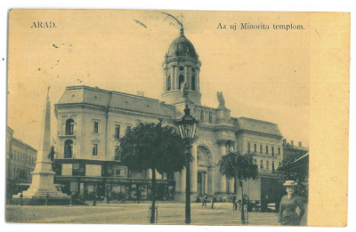 1977 - ARAD, Market, Romania - old postcard - used - 1904 foto