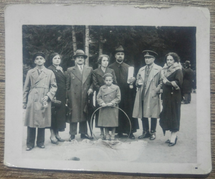 Foto grup cu ofiter/ Foto Curtii Regale Weiss, perioada interbelica
