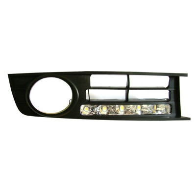 Set de 2 lumini de zi auto pentru Audi A4 8E 2001-2005 cu grila de proiectoare A4 cu LED DRL foto