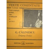 Ion Balu - G. Calinescu - Enigma Otiliei (Editia: 1983)