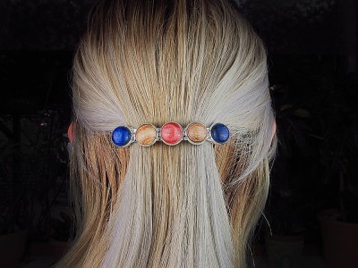 Set clama de par si 2 agrafe talisman zodia Capricorn foto