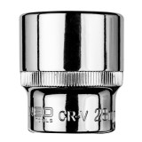 Tubulara hexagonala 1/2 27 mm din otel CrV, profesionala NEO Tools