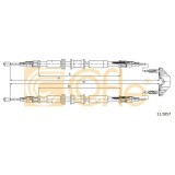 Cablu frana mana Chevrolet Corsa; Opel Astra G (F48, F08), Zafira A (F75) Cofle 115857, parte montare : spate