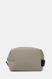 Rains portfard Wash Bag Small W3 culoarea verde, 15580