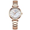 Ceas Dama Curren 9072-R Elegant Rozaliu, Quartz, Curea Otel Inoxidabil, Rezistent Apa
