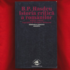 "Istoria critica a romanilor"