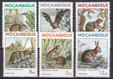 Mozambic 1983 fauna MI 943-948 MNH, Nestampilat