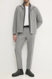 BOSS pantaloni barbati, culoarea gri, cu fason chinos, 50534997