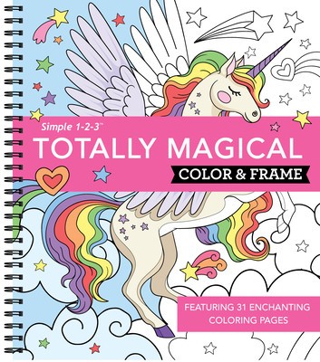 Color &amp;amp; Frame - Totally Magical (Coloring Book) foto