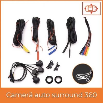 Sistem de 4 camere 360 grade pentru navigatii Android 360-Lenovo 1080p AHD Starlight Vision CarStore Technology foto