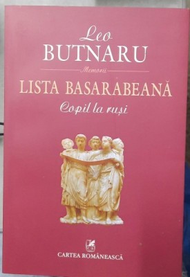 Lista Basarabeana copil de rusi - Leo Butnaru foto