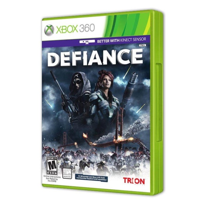 Joc XBOX 360 DEFIANCE versiunea KINECT TRION Games PAL de colectie retro