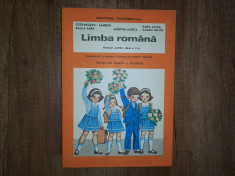 LIMBA ROMANA - Manual pentru clasa a II-a - Vocabular Roman - Maghiar foto